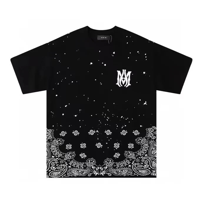Summer 2025 New Trend Personality Classic Retro Fashion Men's and Women's Breathable And Comfortable Crewneck Beach T-shirts