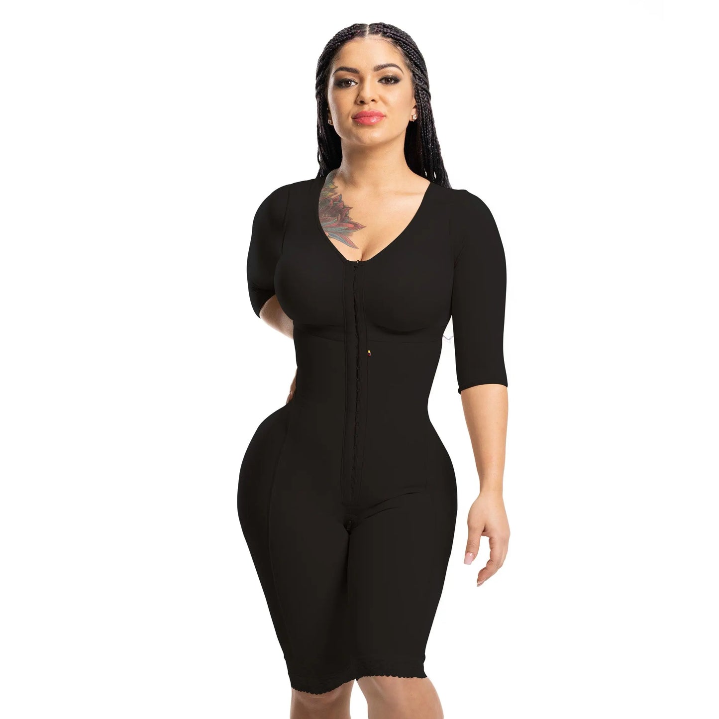 Long Sleeve High Compression Faja Full Body Shaper With Bra Shapewear Postpartum BBl Post Op Surgery Supplies