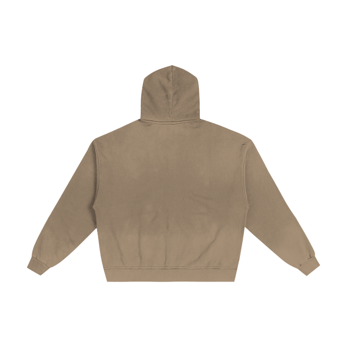 Reckless Ambition Hand-Frayed Sunfade Zip Hoodie