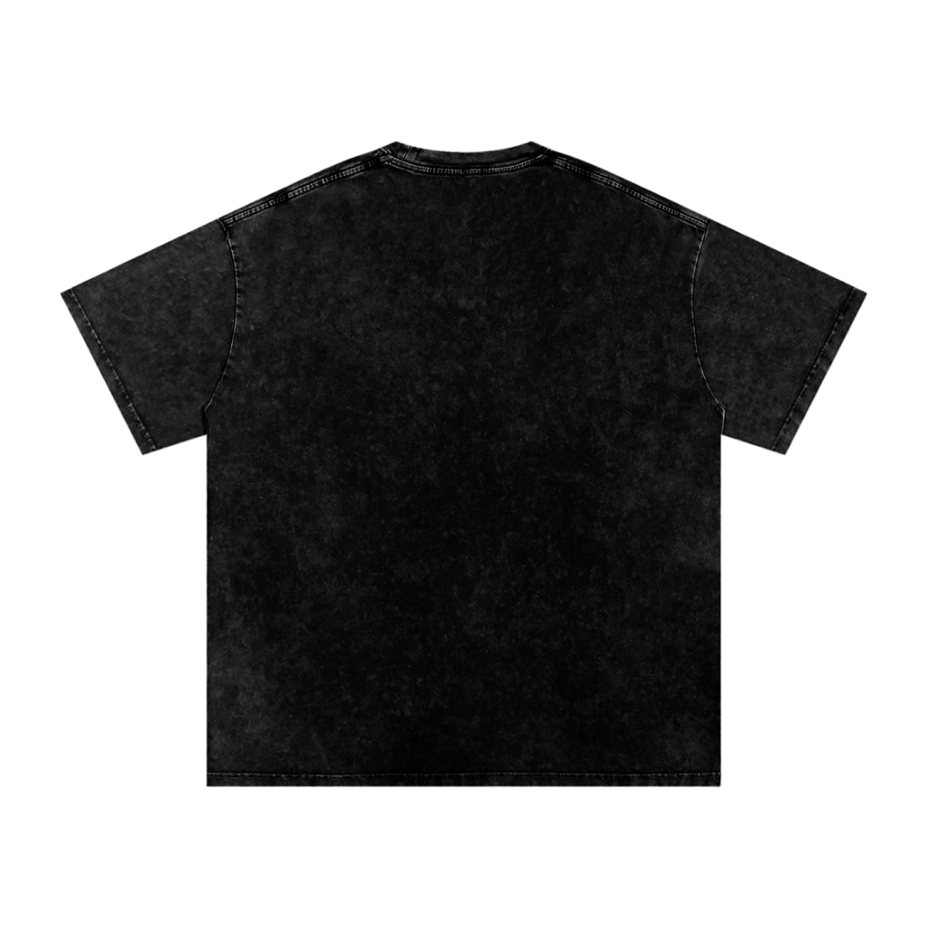 Remain Reckless Snow Washed Oversized Cotton T-Shirt