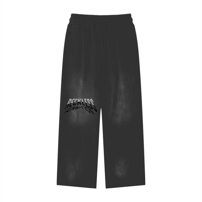 Reckless Ambition Effortless Athleisure Pure Cotton Handcrafted Monkey Wash Loose fit Sweatpants