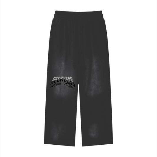 Reckless Ambition Effortless Athleisure Pure Cotton Handcrafted Monkey Wash Loose fit Sweatpants