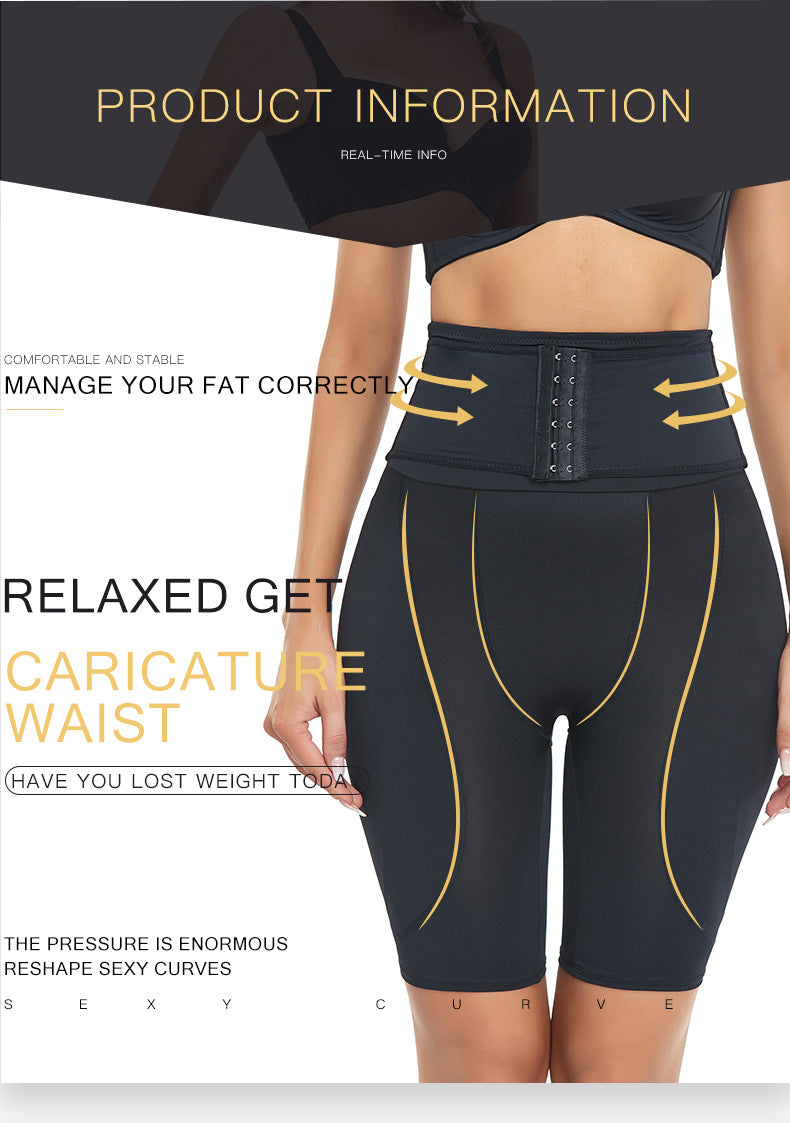 Cross-border High Waist Hip Lifting Pants Women's Full Hip Fake Hip Padded with Sponge Pad Fake Butt Body Bodycon Pants