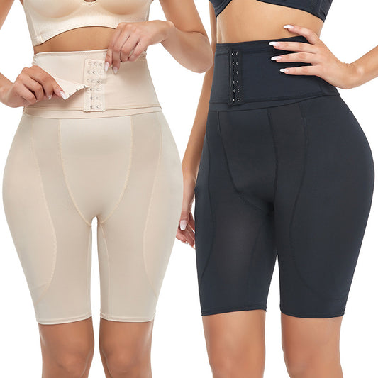 Cross-border High Waist Hip Lifting Pants Women's Full Hip Fake Hip Padded with Sponge Pad Fake Butt Body Bodycon Pants