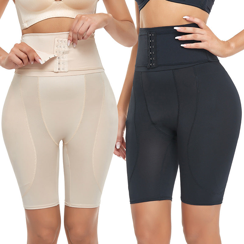 Cross-border High Waist Hip Lifting Pants Women's Full Hip Fake Hip Padded with Sponge Pad Fake Butt Body Bodycon Pants