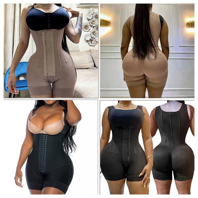 Fajas Colombian Girdles Post Lipo Surgical Reducing Shapers Postpartum Stage 2 BBL Shapewear Tummy Control Body Sculpting Sheath