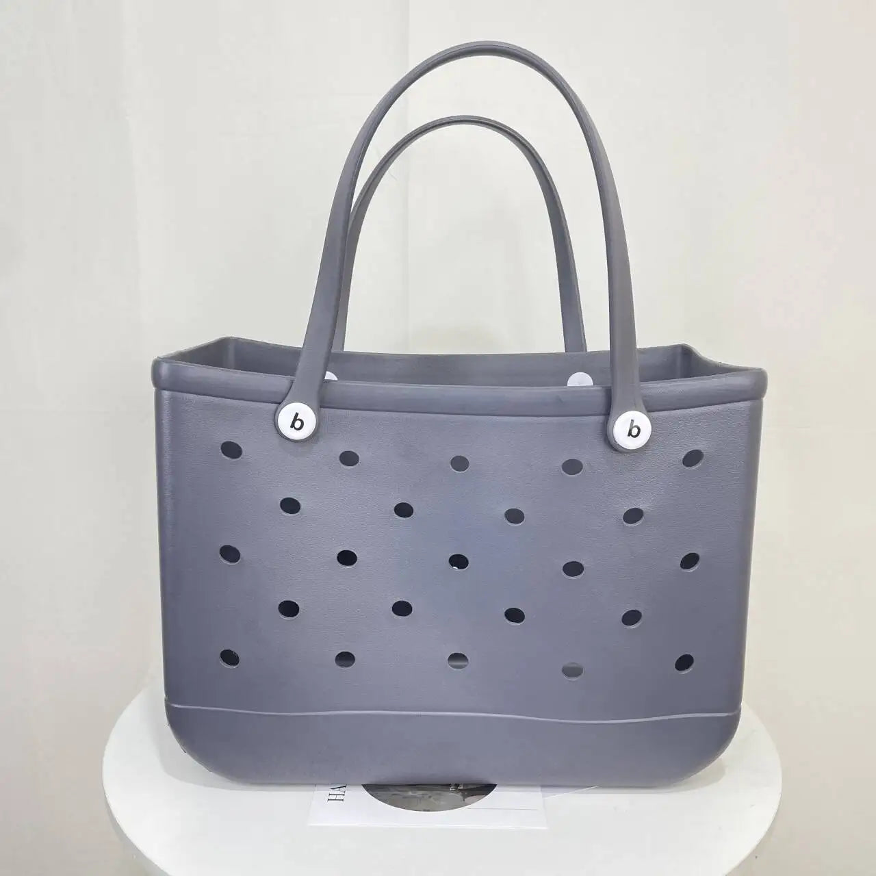 XL Beach Croc Bag EVA Rubber Waterproof Travel Picnic Storage Basket Extra Large Women Shopping Handbag Sac Jelly Beach Tote Bag