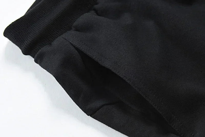 New 2025 summer leisure men's sports suit Outdoor hiking jogging men's short sleeve breathable T-shirt + shorts two-piece set