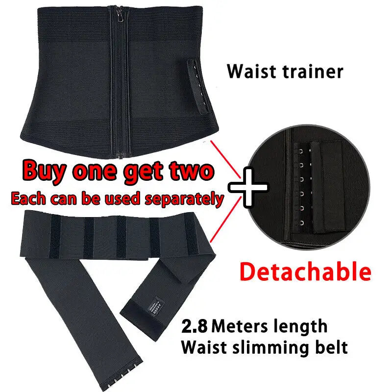 Waist Trainer Body Shaper Adjustable Belly Tummy Control Snatch Me Up Wrap Stretch Bands Slim Body Shaper Women