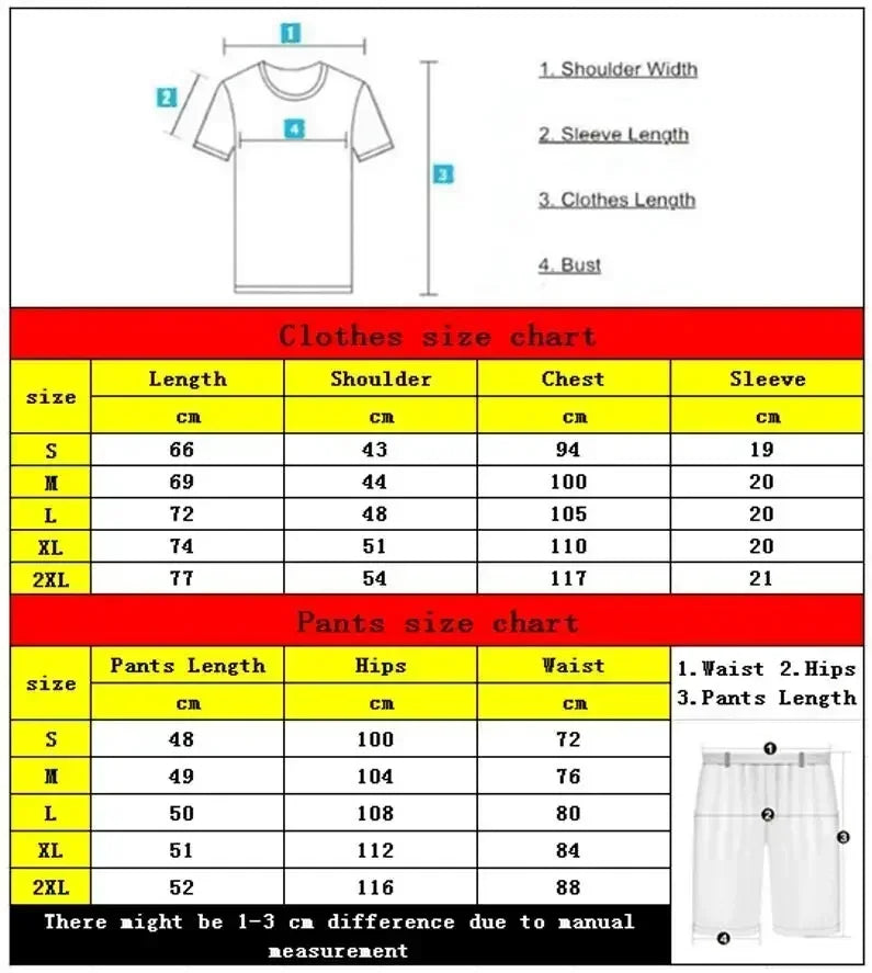 New 2025 summer leisure men's sports suit Outdoor hiking jogging men's short sleeve breathable T-shirt + shorts two-piece set