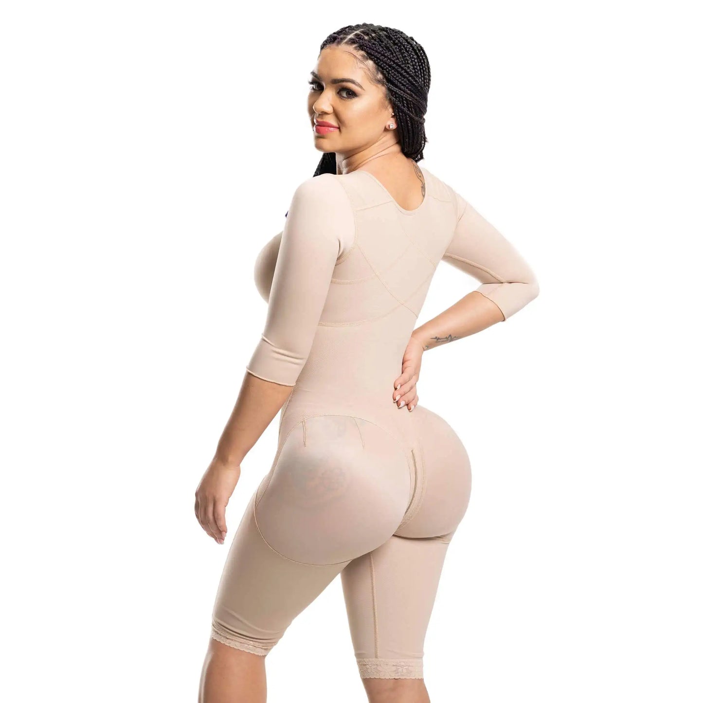 Long Sleeve High Compression Faja Full Body Shaper With Bra Shapewear Postpartum BBl Post Op Surgery Supplies