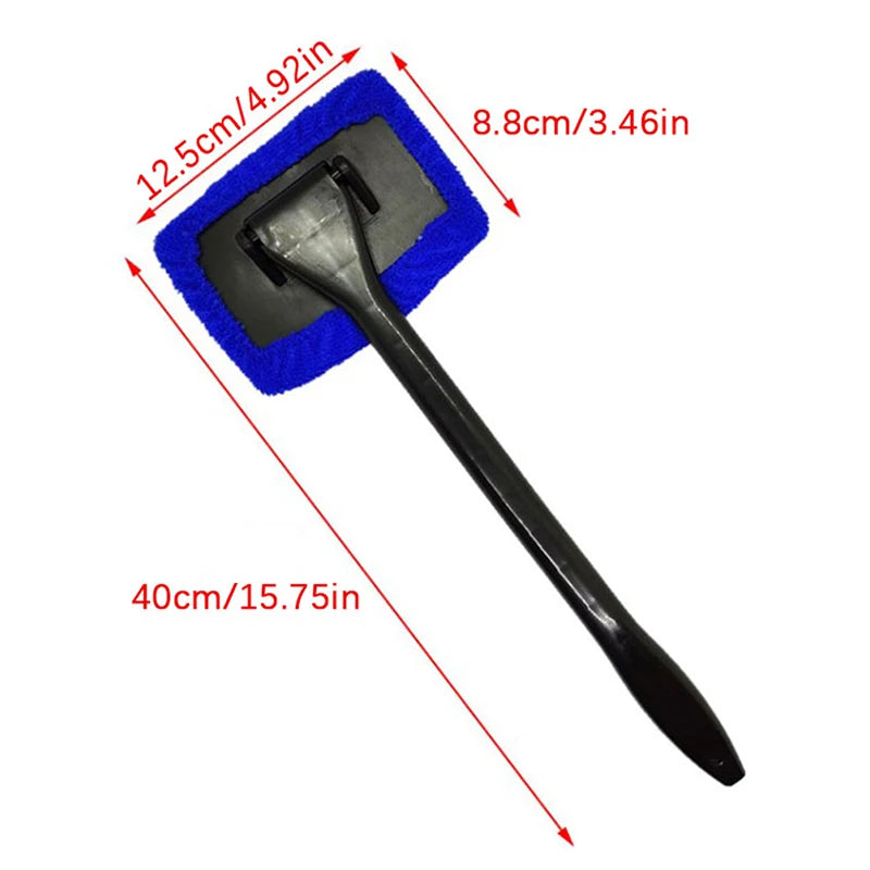 Car Window Cleaner Brush Kit Long Handle Windshield Wiper Interior Auto Glass Cleaning Wash Tool Car Accessories