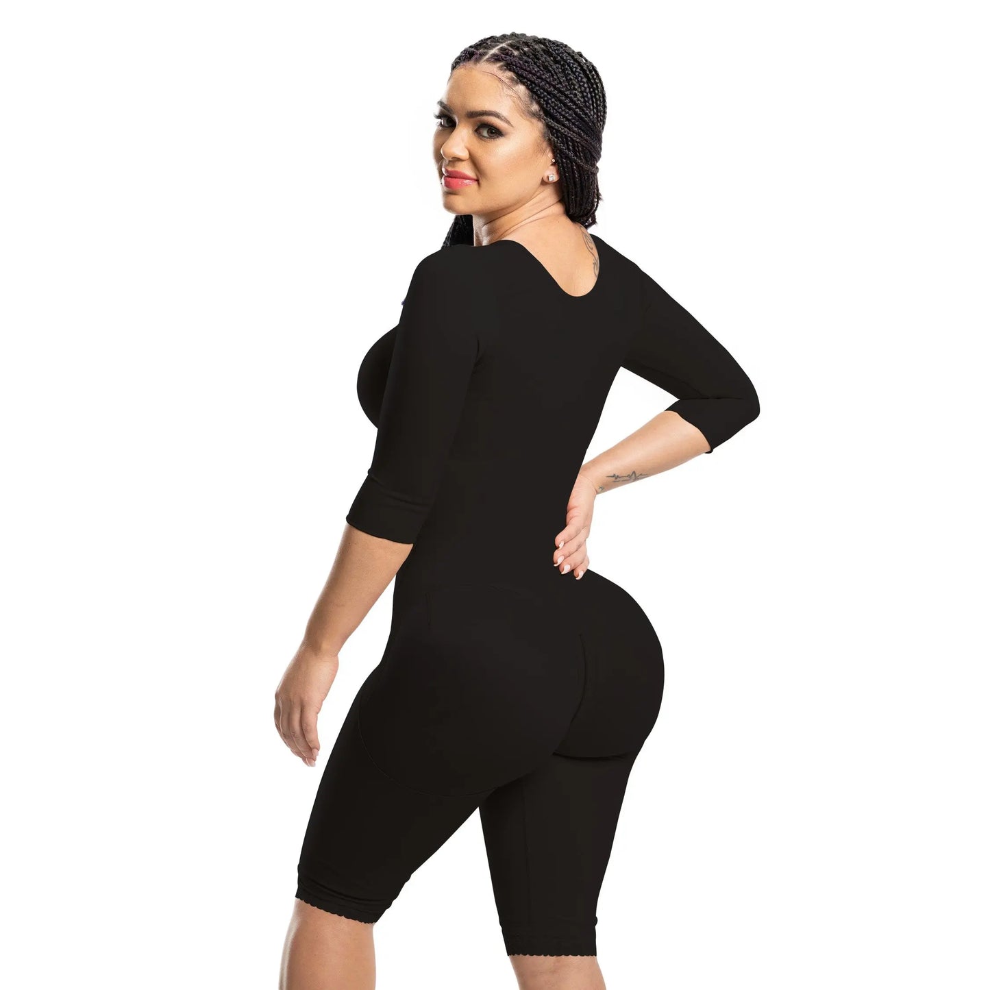 Long Sleeve High Compression Faja Full Body Shaper With Bra Shapewear Postpartum BBl Post Op Surgery Supplies