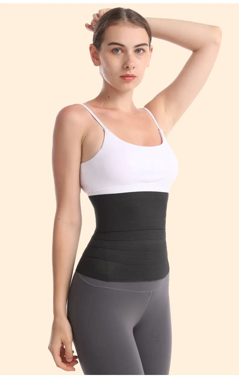 Women Waist Bandage Wrap Trimmer Belt Waist Trainer Shaperwear Tummy Control Slimming Fat Burning For Postpartum Sheath Belt