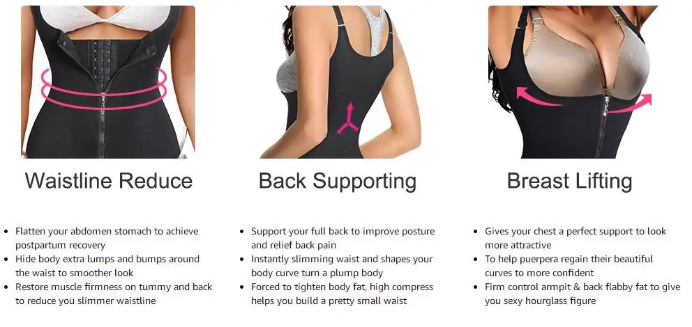 Postpartum Belly Band for Women - Maternity & Post Pregnancy Support Belt, Waist Trainer Cincher Shapewear for Recovery, C-Secti