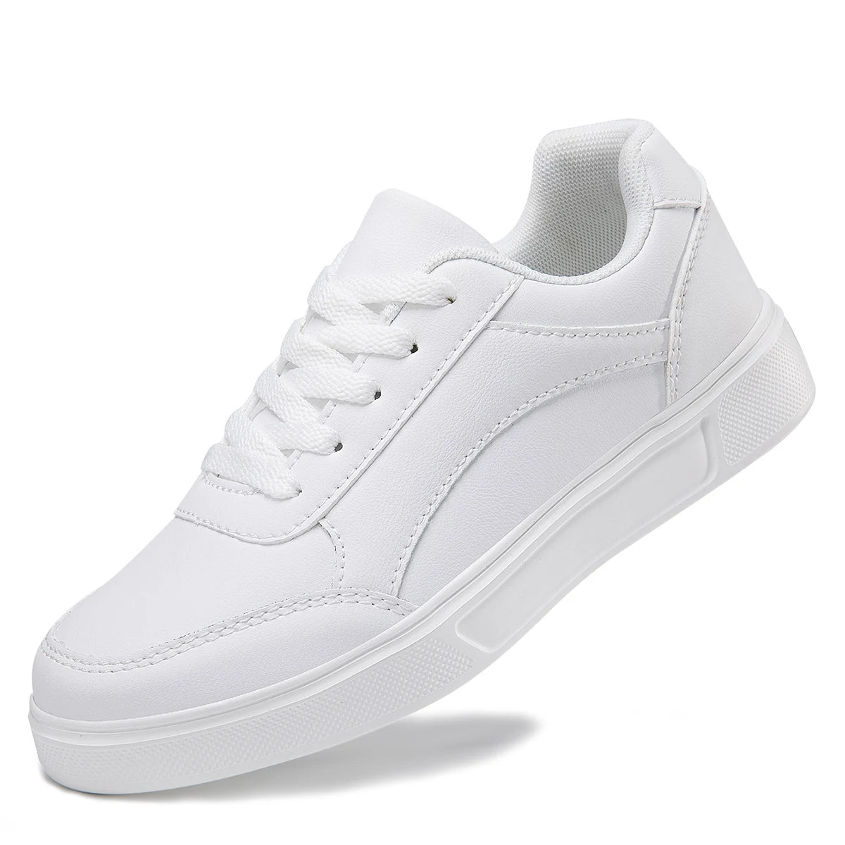 Women Casual Sneakers Leather Platform Sneakers for Women Classics Comfort Skateboarding Shoes Non-Slip