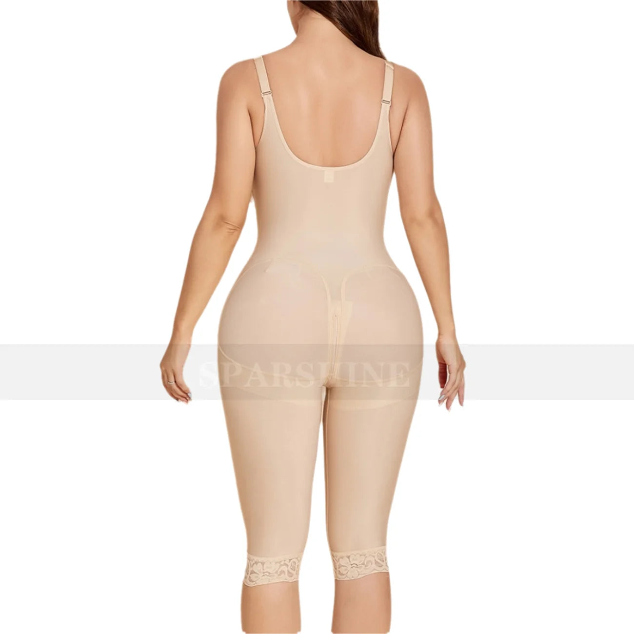 Fajas Colombianas High Compression Full Body Slimming Abdominal Control Shapewear with Bra Butt Lifter Flat Belly Bodysuit