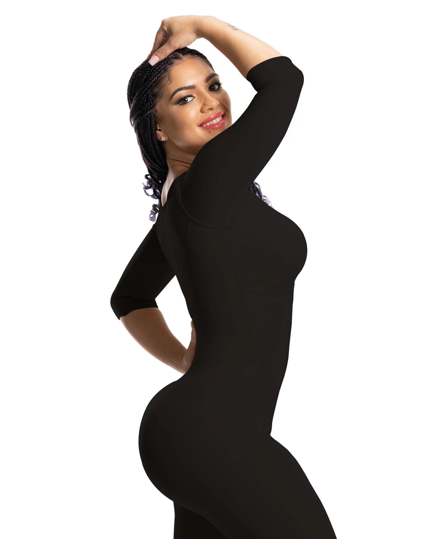 Long Sleeve High Compression Faja Full Body Shaper With Bra Shapewear Postpartum BBl Post Op Surgery Supplies