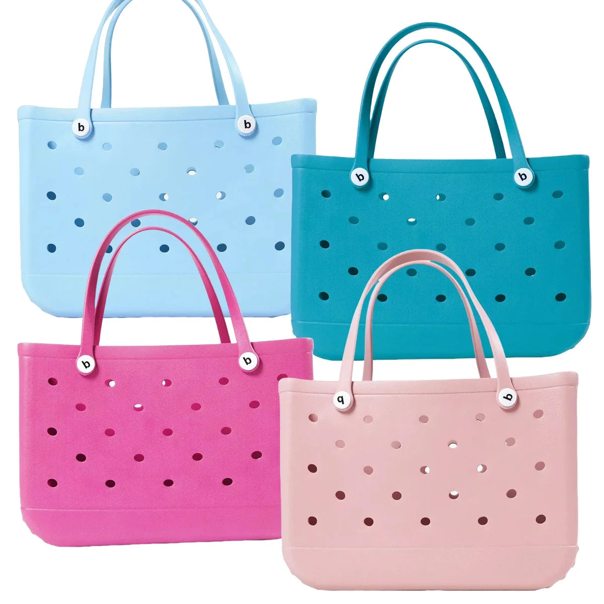 XL Beach Croc Bag EVA Rubber Waterproof Travel Picnic Storage Basket Extra Large Women Shopping Handbag Sac Jelly Beach Tote Bag