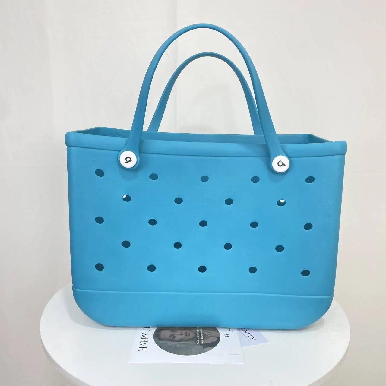 XL Beach Croc Bag EVA Rubber Waterproof Travel Picnic Storage Basket Extra Large Women Shopping Handbag Sac Jelly Beach Tote Bag
