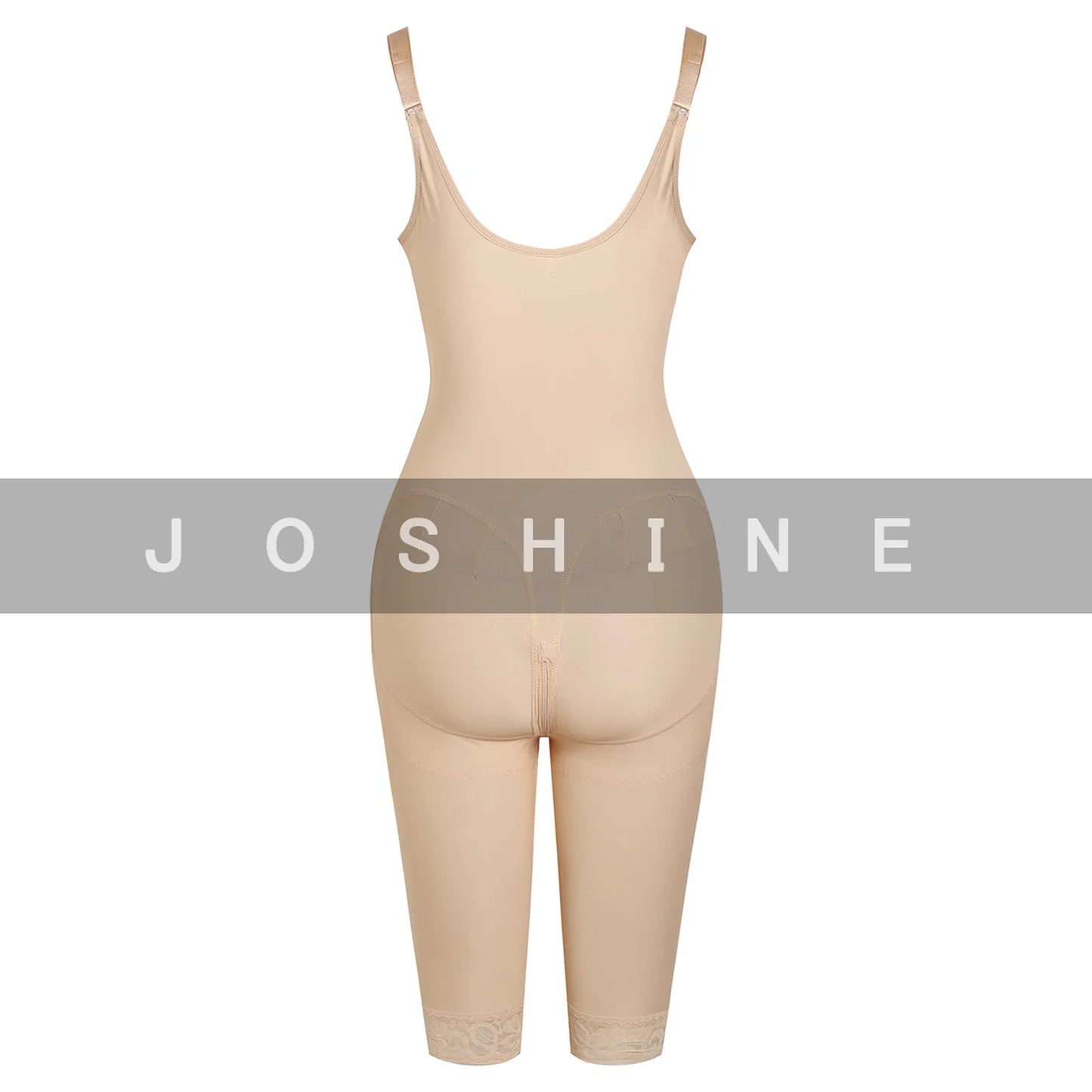 Fajas Colombianas High Compression Full Body Slimming Abdominal Control Shapewear with Bra Butt Lifter Flat Belly Bodysuit