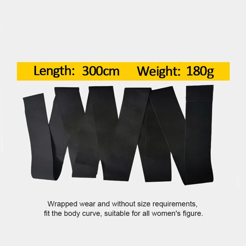 Women Waist Bandage Wrap Trimmer Belt Waist Trainer Shaperwear Tummy Control Slimming Fat Burning For Postpartum Sheath Belt
