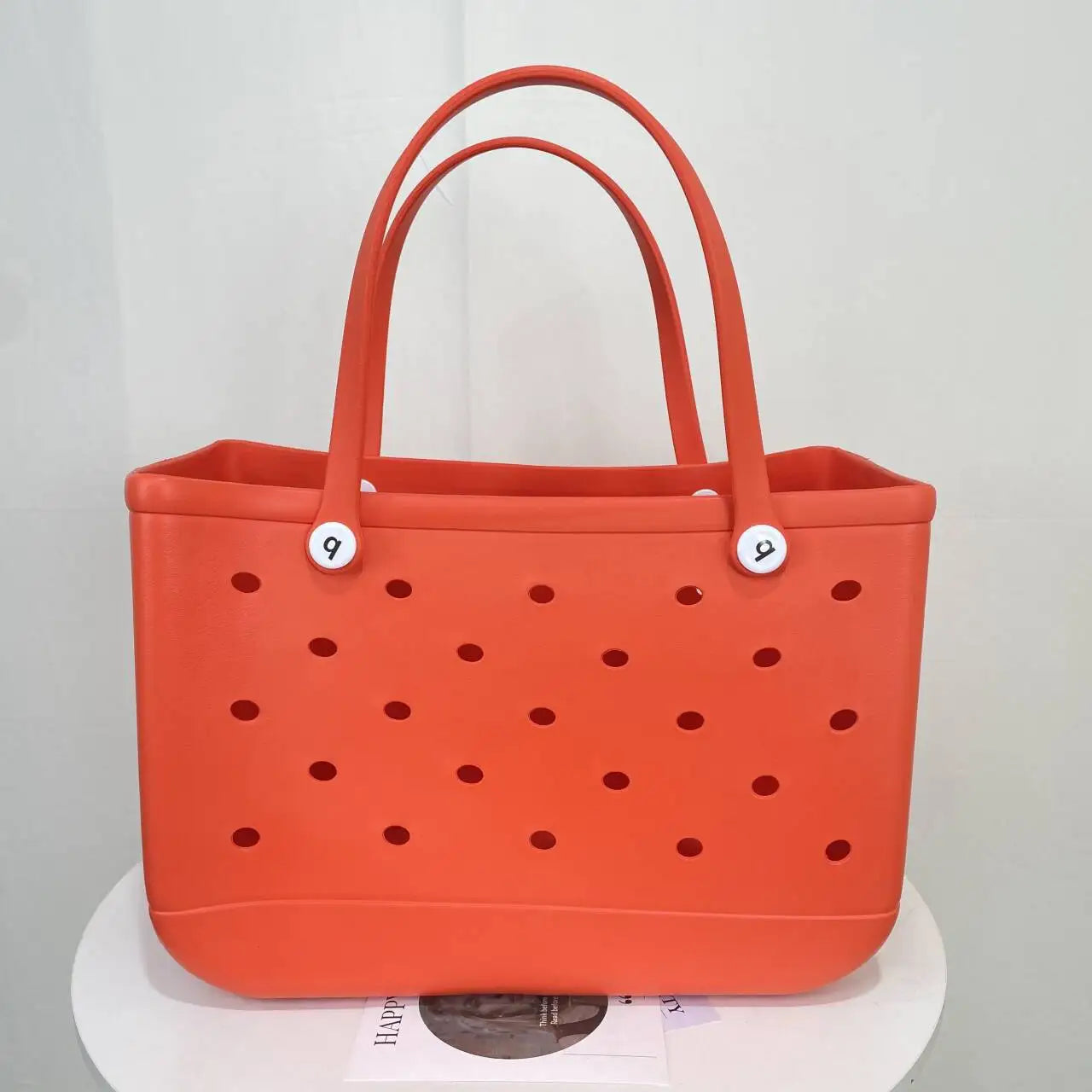 XL Beach Croc Bag EVA Rubber Waterproof Travel Picnic Storage Basket Extra Large Women Shopping Handbag Sac Jelly Beach Tote Bag