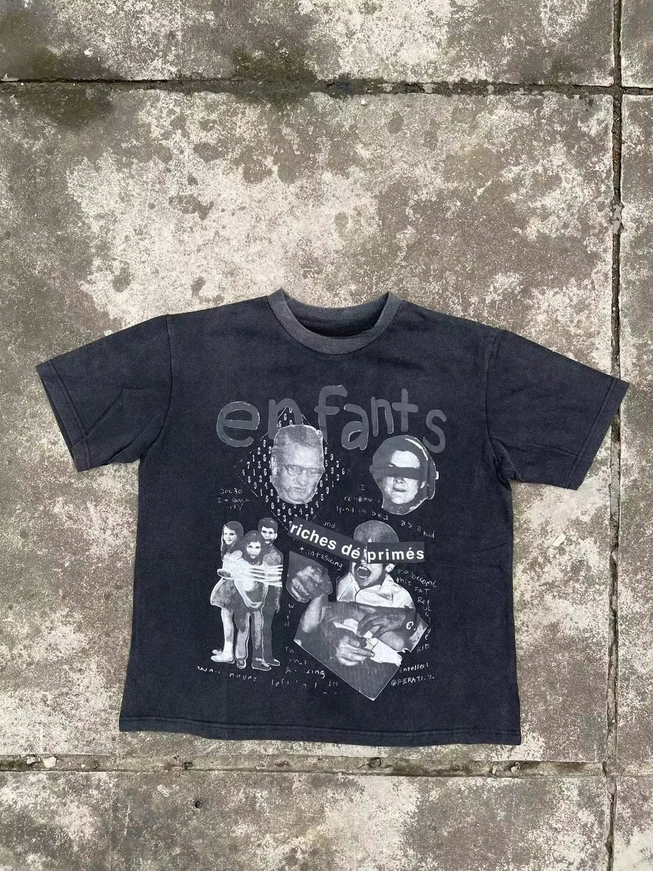 Women 's ERD T-shirt Melancholy Rich Second Generation Retro Women Matching Short Sleeves Printed Abstract Short Sleeves Tee