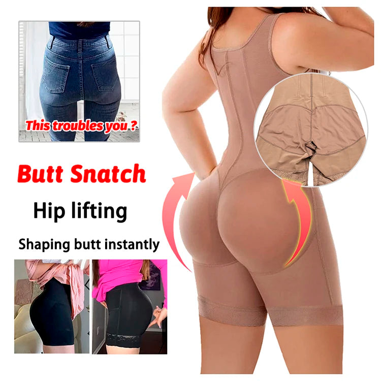 Fajas Colombian Girdles Post Lipo Surgical Reducing Shapers Postpartum Stage 2 BBL Shapewear Tummy Control Body Sculpting Sheath