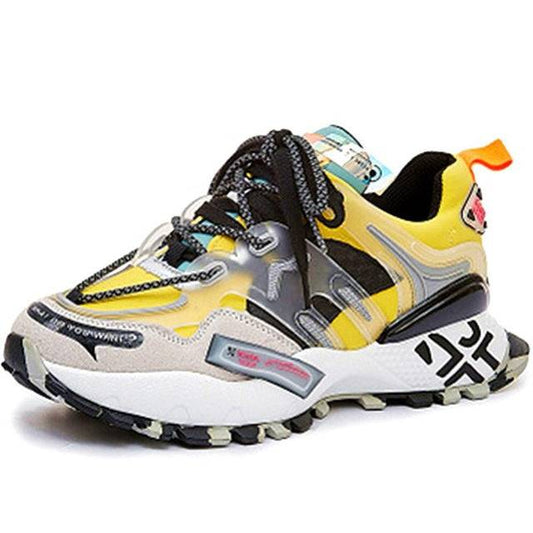 Harajuku Colorful Men's Sneakers 2020 New Fashion Breathable Men Chunky Shoes Trainers Street Style Male Footwear
