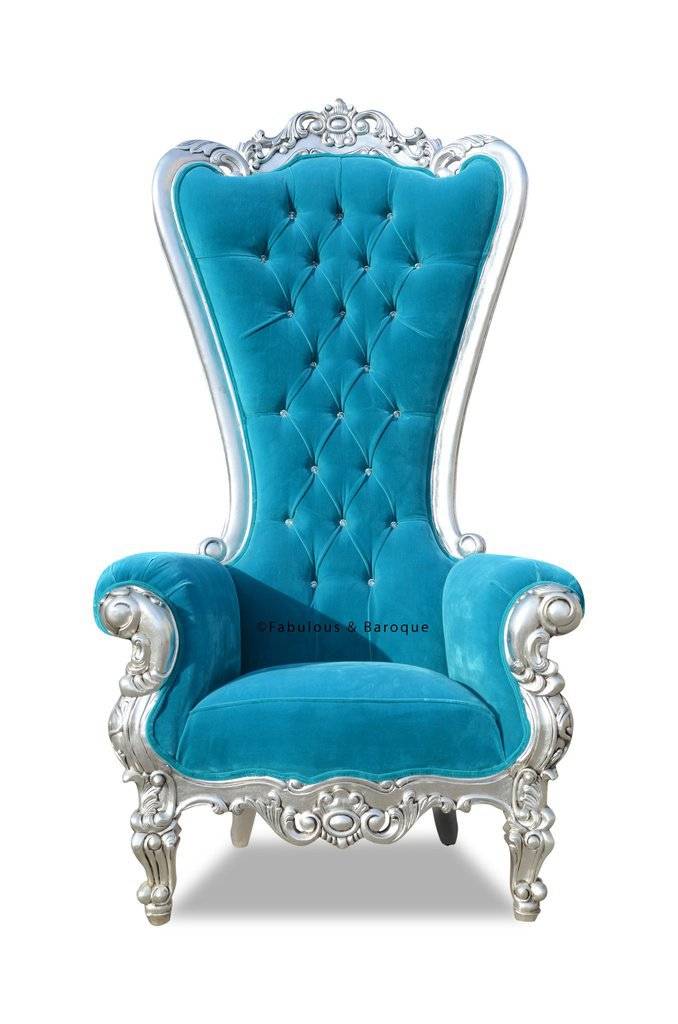 European style hotel furniture high back luxury royal king throne event wedding chairs