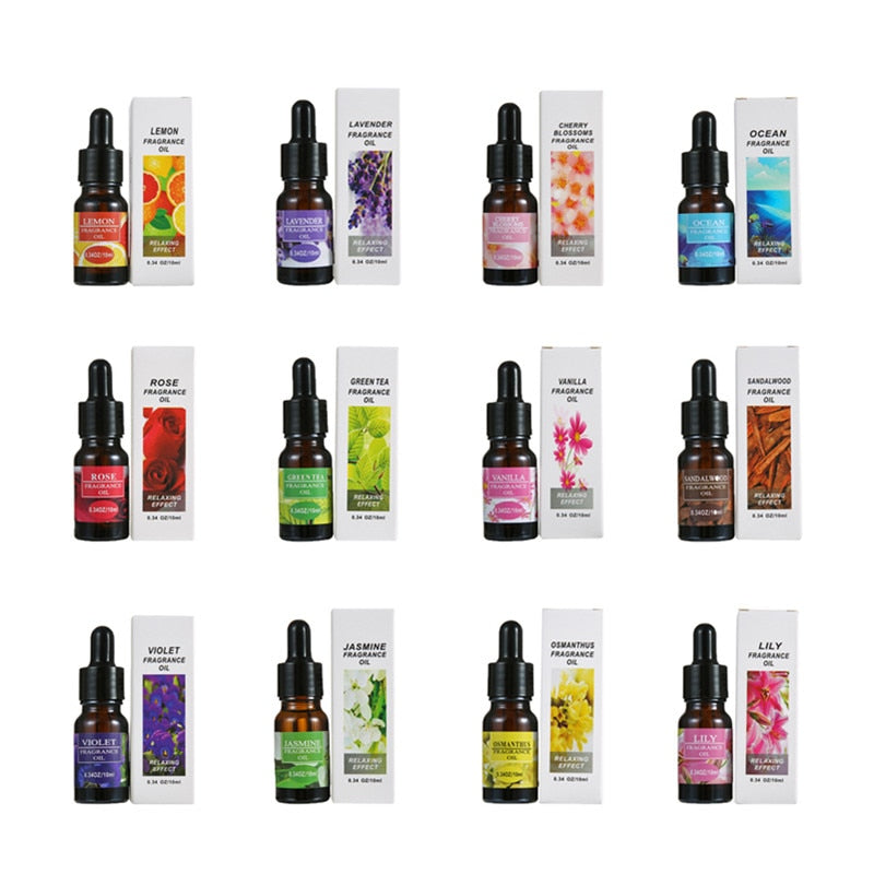 10ML/Bottle Essential Oils for aroma diffuser air Humidifier Aromatherapy Water-soluble Oil 12 Kinds of Fragrance to choose/ butterfly touch