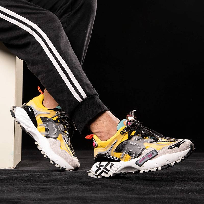 Harajuku Colorful Men's Sneakers 2020 New Fashion Breathable Men Chunky Shoes Trainers Street Style Male Footwear