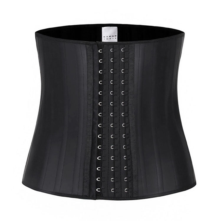 Shinning Latex Waist Trainer 25 Steel Boned Black Beige Waist Slimming Cincher 3 Hooks And Eyes Corset Underwear Corselet