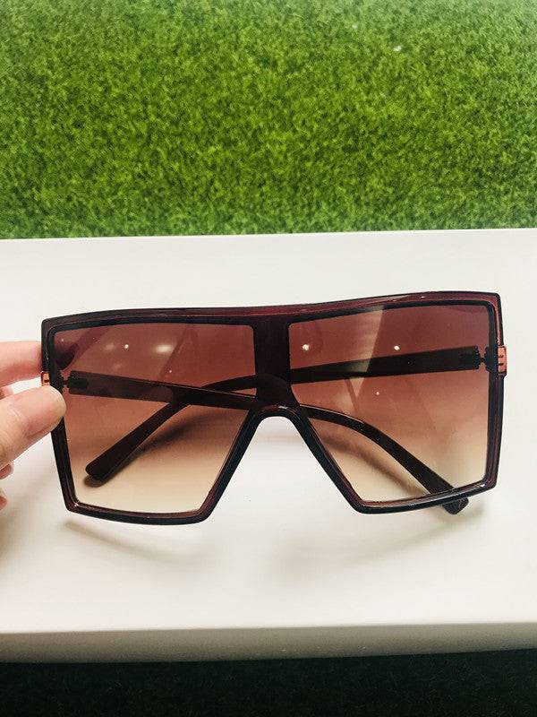 PC Frame Square Sunglasses Oversize Women Latest Fashion Oversized Sun Glasses Women Sunglasses 2021