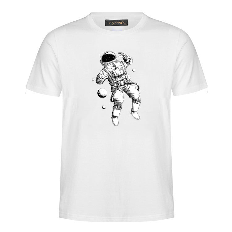 Astronaut men's style short-sleeved T-shirt