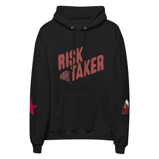 Unisex fleece hoodie Risk taker