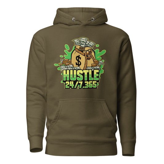 Hoodie Hustle 365/7 unisex